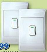 Waco 2 Way Switch 2x4 White 3 Lever A0011143