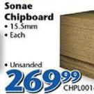 Sonae Chipboard Unsanded