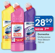 Domestos Multipurpose Thick Bleach-750ml Each
