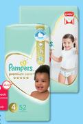 Pampers Premium Care Pants Or Disposable Nappies Value Pack (Size 3 And Upwards)-Per Pack