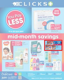 Clicks : Mid-Month Savings (13 April - 20 April 2022), page 1