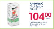 Andolex-C Oral Spray-30ml