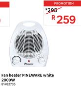 Pineware 2000W Fan Heater (White) 81482735