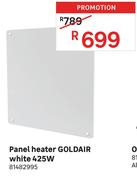 Goldair Panel Heater White 425W 81482995