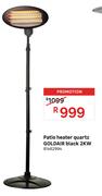 Goldair Black 2KW Quartz Patio Heater 81482994