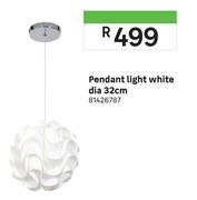 Pendant Light White Dia 32cm 81426787