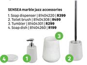 Sensea Marble Jazz Accessories Soap Dish 81404260