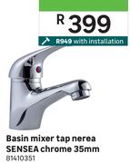 Sensea Basin Mixer Tap Nerea Chrome 35mm 81410351