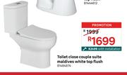 Maldives Toilet Close Couple Suite White Top Flush 81484874