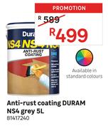 Duram Anti Rust Coating NS4 Grey 81417240-5L