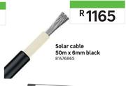 Solar Cable 50m x 6mm (Black)