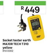 Major Tech T310 Yellow Socket Earth Tester