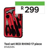 Red Rhino 17 Piece Tool Set