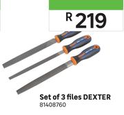Dexter Set Of 3 Files
