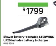 Sterwins up20 Battery Operated Blower (Includes Battery & Charger)