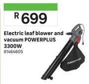 Powerplus 3300W Electric Leaf Blower & Vacuum