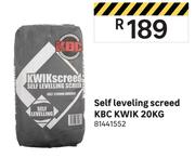 KBC Kwik Self Leveling Screed-20kg