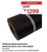 Waterproofing Membrane Torch-On 3mm x 4m x 10m INDEX