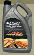 Midas Liquid Gold 5W-30 Fully Synthetic Oil MI5W30-5L