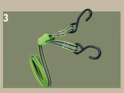 Midas Style Tie Downs, Straps & Luggage Holders Locking Tie Down Reflective Strap 2Pce-25mmx4m LH22M