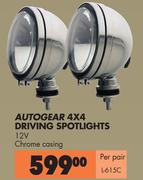 Autogear 4x4 Driving Spotlights L-615C-Per Pair