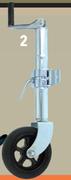 Autogear Jockey Wheels 700Kg With Bracket, 200mm Wheel Size JW200