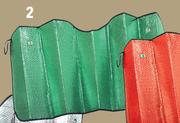 Autogear Sun Shades Green 130 x 60cm CL04