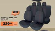 Autogear Milan Seat Cover Set 9 Piece Set SA86