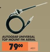 Autogear Universal Top Mount FM Aerial AE01
