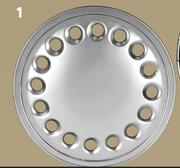Autogear Wheel Cover Sets 13" Silver WC14-13
