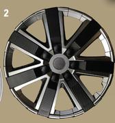 Autogear Wheel Cover Sets 15" Grey/Black WCFP03-15