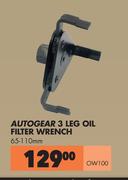 Autogear 3 Leg Oil Filter Wrench 65-110mm OW100