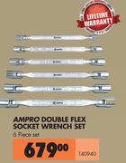 Ampro Double Flex Socket Wrench Set T40940