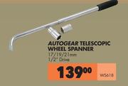 Autogear Telescopic Wheel Spanner WS618
