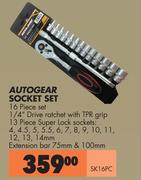 Autogear Socket Set SK16PC