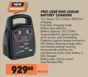Pro User RMS Linear Battery Charger MCH12A