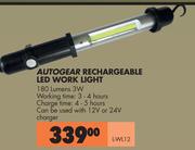 Autogear Rechargeable LED Work Light L-WL 12