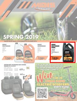 Midas : Spring Catalogue (16 Sept - 6 Oct 2019), page 1