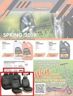 Midas : Spring Catalogue (16 Sept - 6 Oct 2019), page 1
