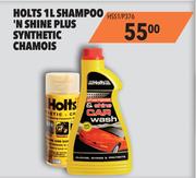 Holts 1Ltr Shampoo N Shine Plus Synthetic Chamois HSS1/P376