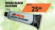 Midas Black Silicone MBS90-70ml