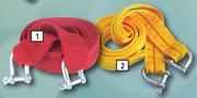 Autogear 2 Ton 10mm D-Shackles Tow Strap TR20