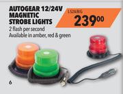 Autogear 12/24V Magnetic Strobe Lights L-S2A/R/G