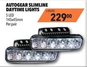 Autogear Slimline Daytime Lights L-05LED-Per Pair