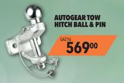 Autogear Tow Hitch Ball & Pinn GA216