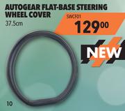 Autogear 37.5cm Flat-Base Steering Wheel Cover SWCF01
