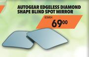 Autogear Edgeless Diamond Shape Blind Spot Mirror BSM04