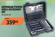 Autogear Power Drill Accessory Set 60 Piece Set DB60PC