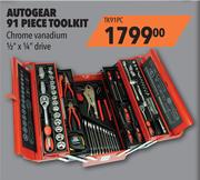 Autogear 91 Piece Toolkit TK91PC