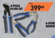 Midas 4 Piece Plier Set PL4M